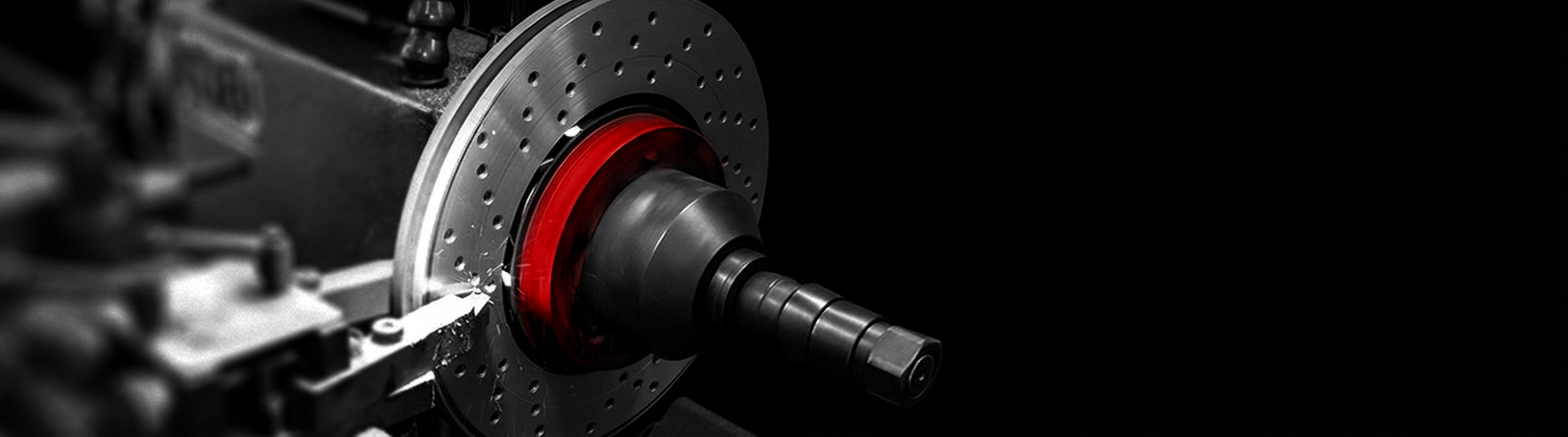 Проточка тормозных дисков с перфорацией